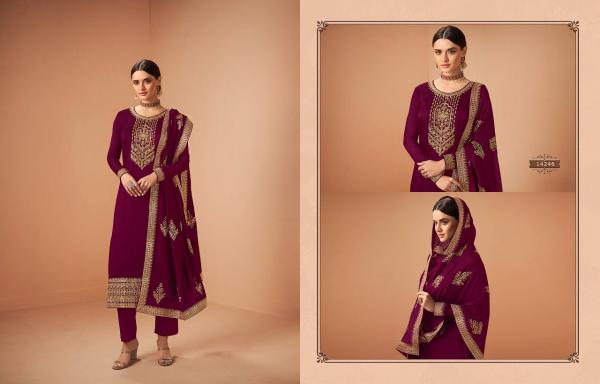 Zisa Firdosh Designer Silk Embroidered Suit Collection